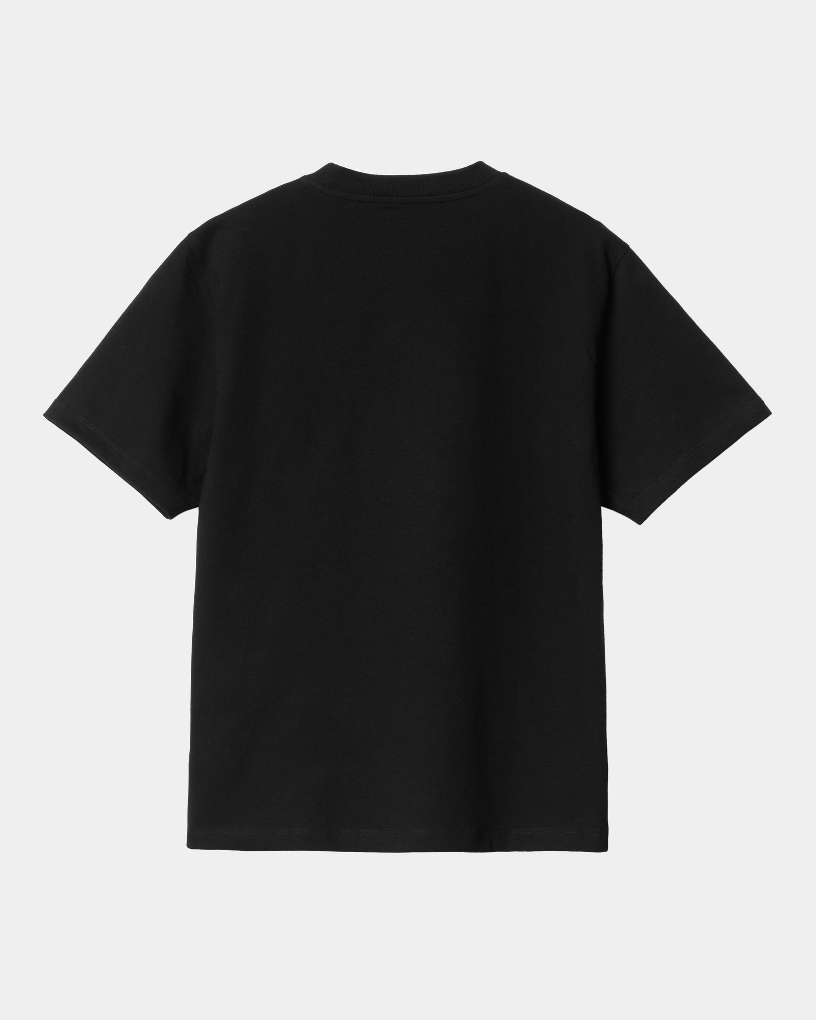 Women's Pocket T-Shirt - Soft Cotton Casual Tee in Black | Perfect for Everyday Wear, Outings & Layering