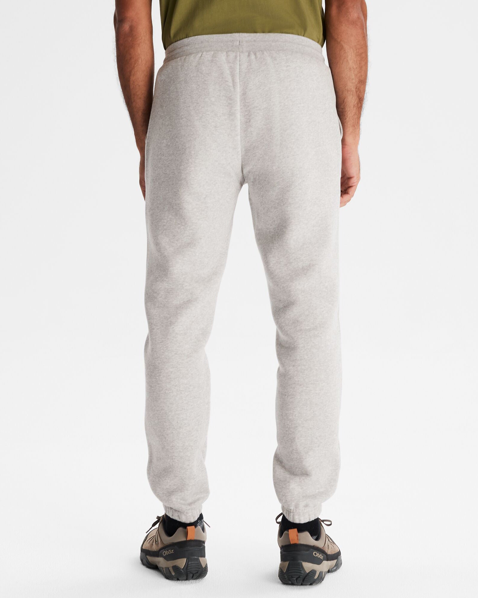 Men's Logo BB Joggers - Light Grey Marle Sweatpants for Casual Wear & Gym Workouts | Comfortable Athletic Pants for Running & Lounge