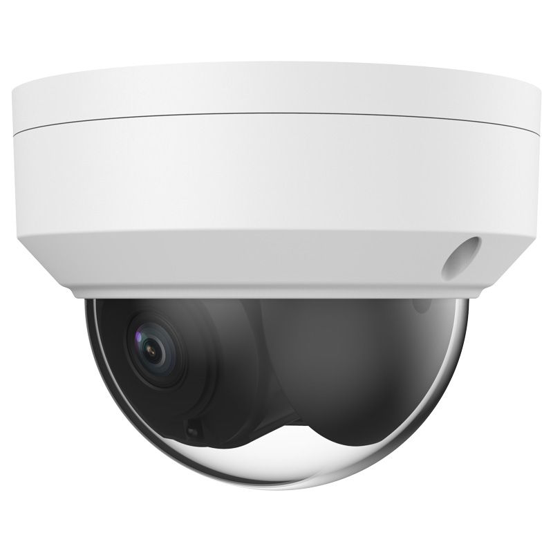 8MP Starlight Vandal-Proof IP Dome Security Camera with Built-in Microphone - Indoor/Outdoor Surveillance for Home, Business & Warehouse Protection