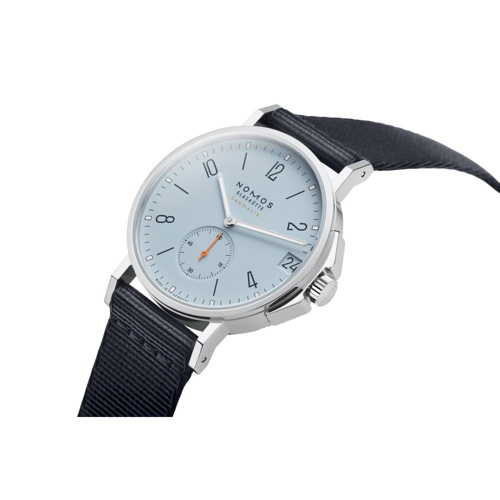Ahoi Neomatik 38mm Date Sky Watch with Textile Strap - Perfect for Casual Wear, Office & Outdoor Activities