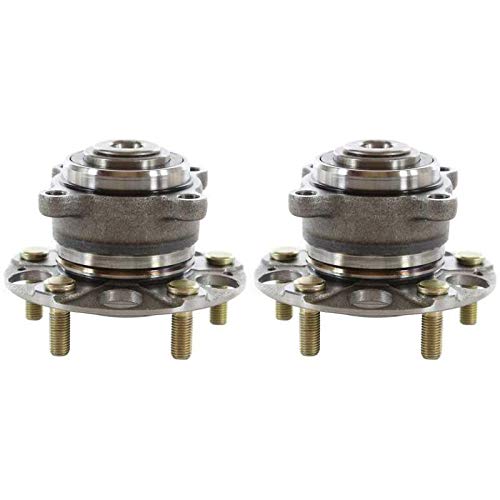 Rear Wheel Hub Bearing Assembly Pair for 2009-2014 Acura TSX & 2008-2012 Honda Accord - Perfect for Smooth Ride & Wheel Replacement (Fits Sedan Models)
