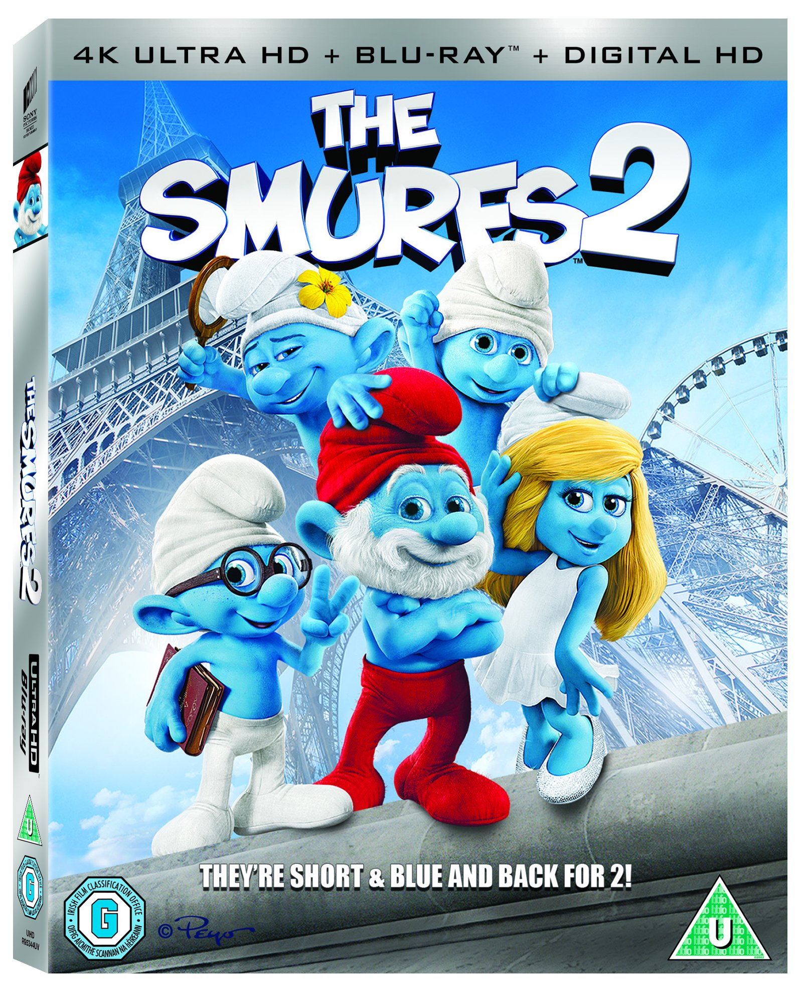 The Smurfs 2 Blu-ray (2013) - Region Free - Family Movie Night, Kids Entertainment, Animated Adventure