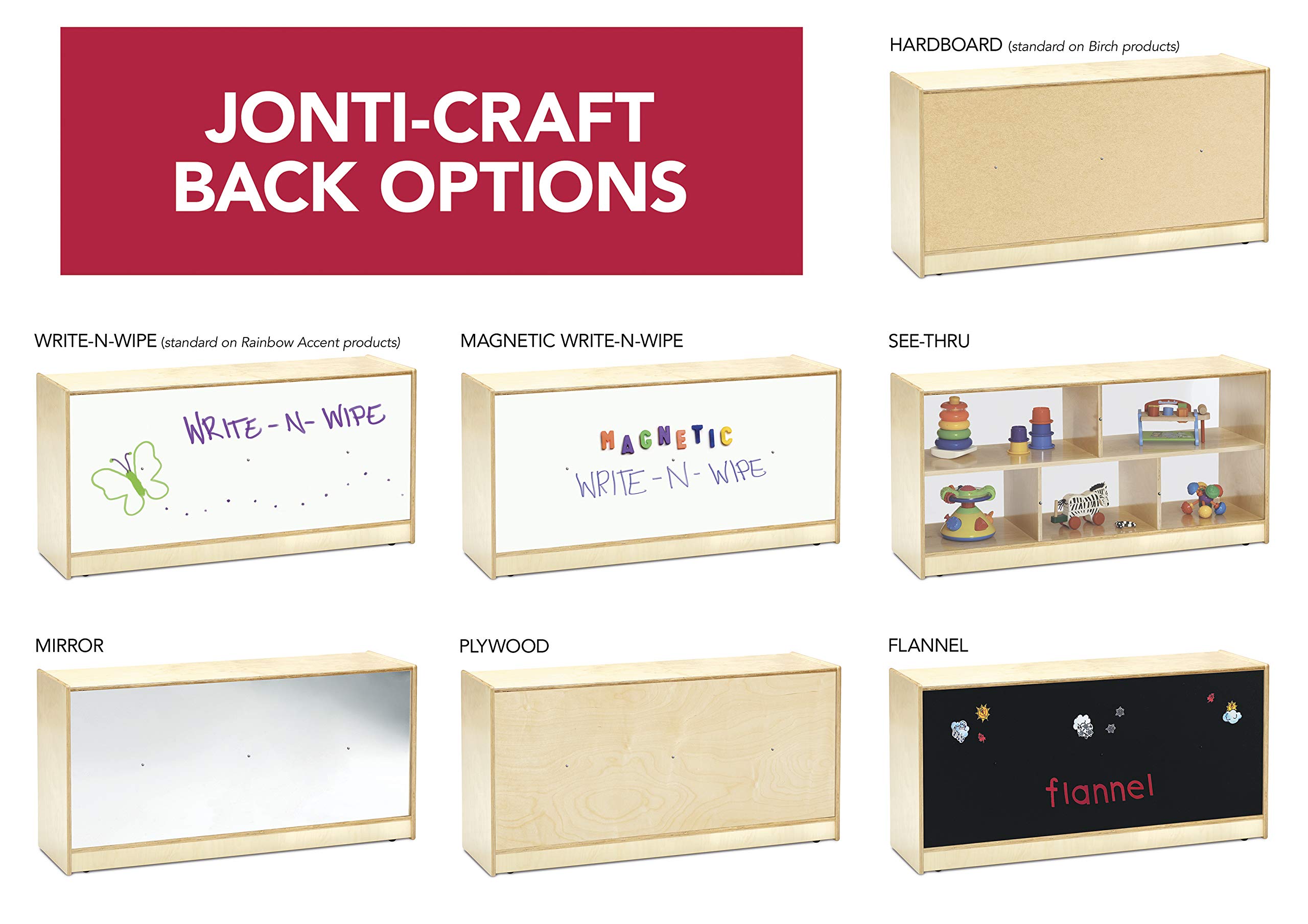 Jonti-Craft Rainbow Accents 0421JCWW003 20 Cubbie-Tray Mobile Storage Unit with Bins - Blue | Classroom Organization, Kids Toy Storage, Daycare Supplies, Preschool Furniture