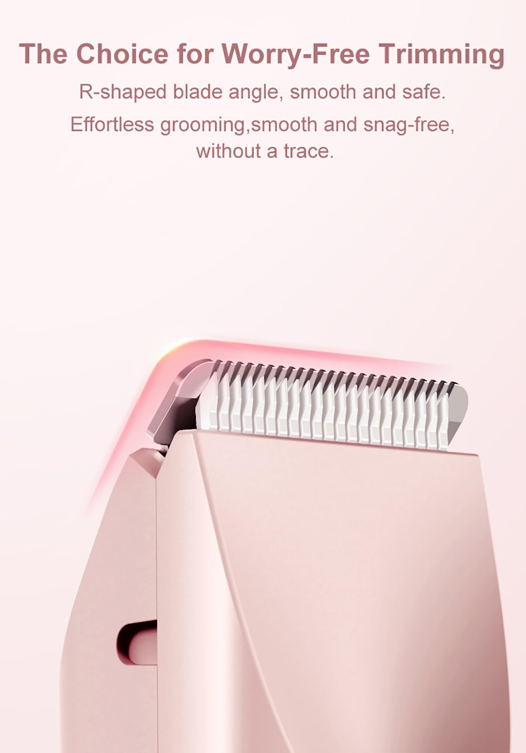 2 in 1 Electric Lady Shaver & Bikini Trimmer for Women - Dual Head Shaving System with Pink Design - Perfect for Travel, Home Use & Smooth Skin Care
