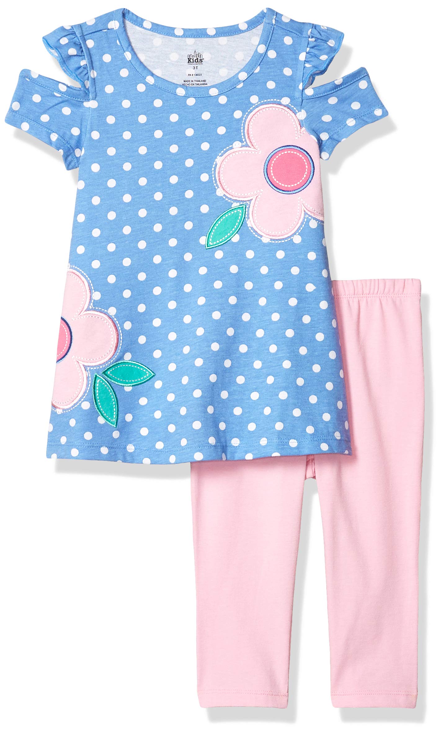 Girls' Legging Set for Kids - Soft & Stretchy Comfortable Pants - Perfect for Playtime, School & Everyday Wear