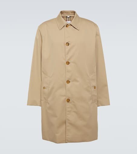 BURBERRY Men's Classic Brown Overcoat | Premium Wool Trench Coat for Men | Perfect for Business, Office & Formal Occasions