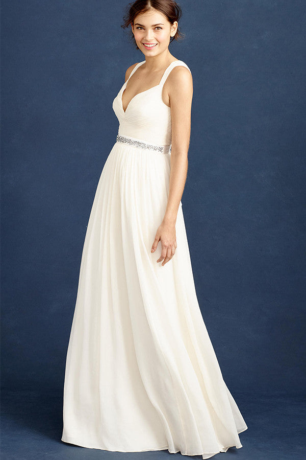 J. Crew Gigi Wedding Gown - Elegant Lace Bridal Dress for Bride | Perfect for Church Ceremony, Beach Wedding & Formal Reception
