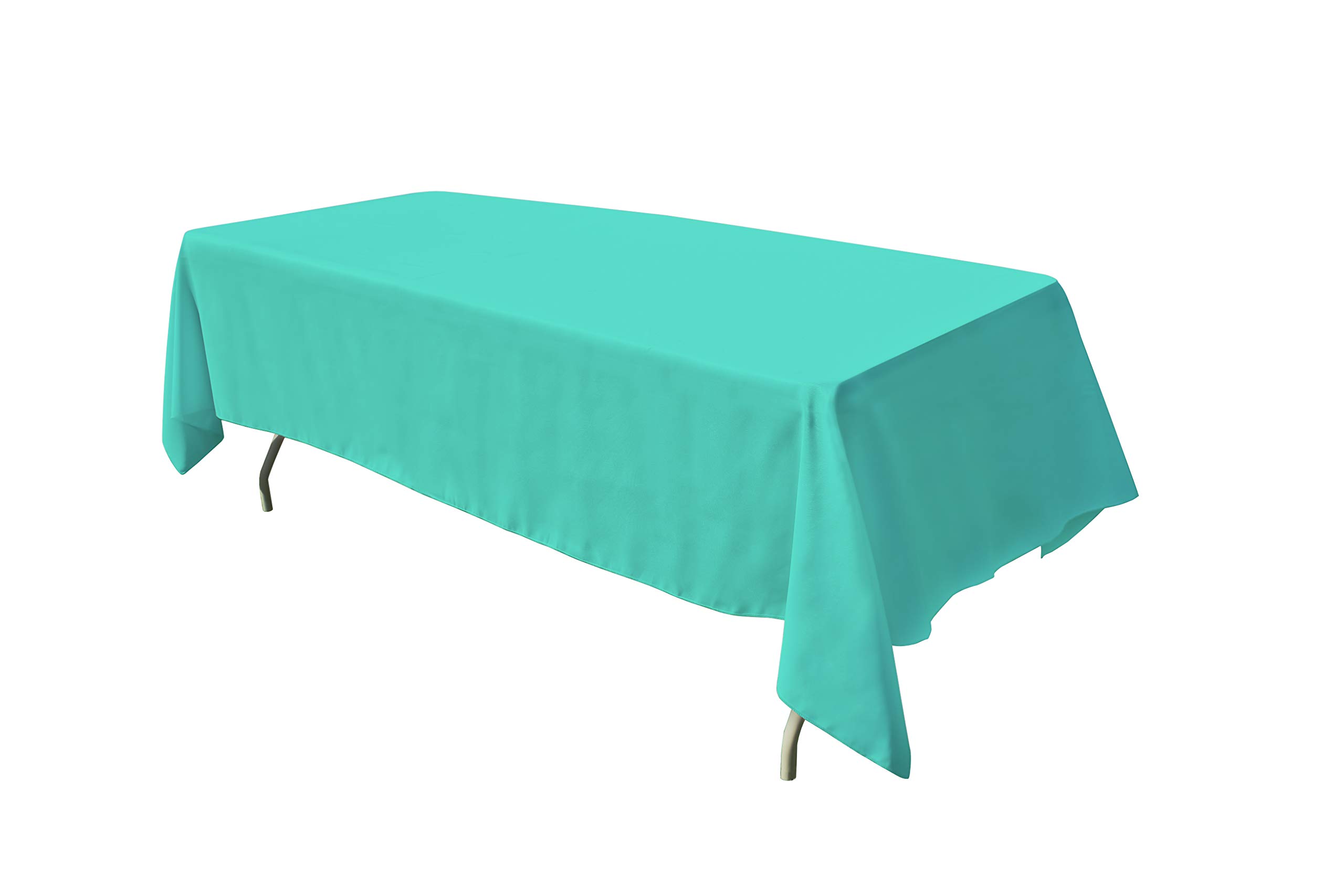 GEFEII 60x102 Inch Polyester Tablecloth for Wedding, Banquet & Picnic Decor