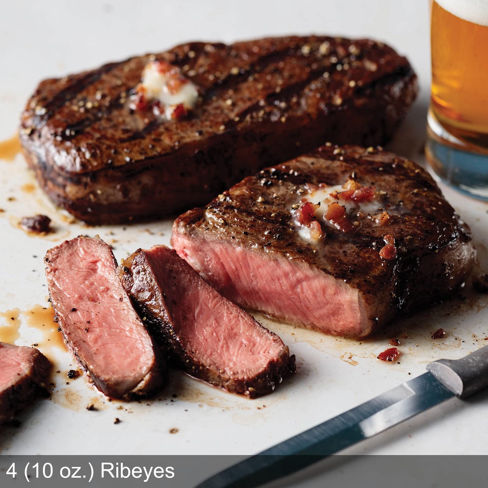 Omaha Steaks Premium Grilling Favorites Bundle - Ribeye Steaks, Boneless Chicken Breasts, Pork Chops, Burgers & Sides | Perfect for BBQs, Family Dinners & Outdoor Cooking