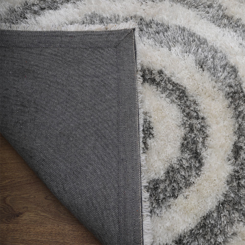 Stylish Chequered Hand Tufted Rug - Soft Non-Slip Area Rug for Living Room, Bedroom & Office Decor