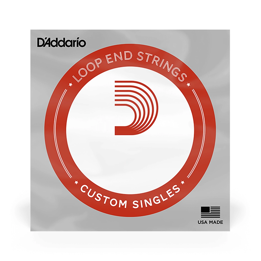 D'Addario Single Plain Steel 016 Loop End Guitar Strings - Premium Replacement Strings for Acoustic & Electric Guitars - Perfect for Performances, Recording & Practice Sessions