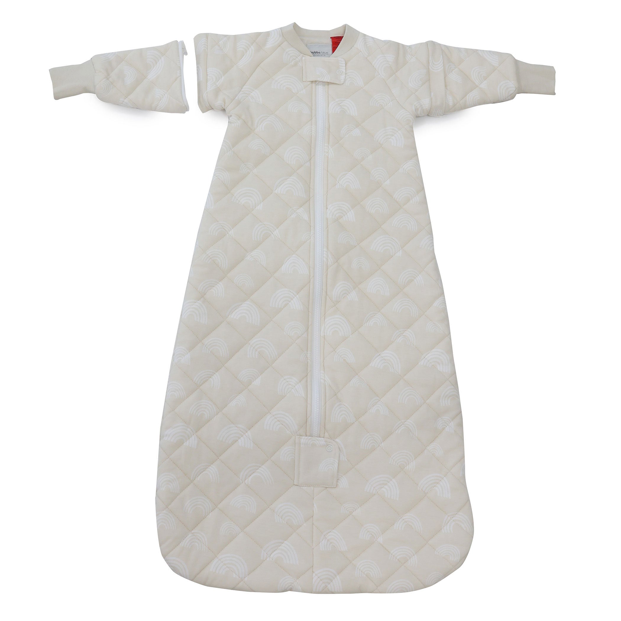 Nordic 2.5 TOG & 3.5 TOG Baby Sleep Suit and Convertible Sleep Bag Bundle - Sand Color - Perfect for Newborns and Toddlers in All Seasons