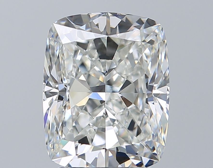 3.01 Carat H VS1 Cushion Cut Diamond Ring - Perfect for Engagement, Wedding & Anniversary Gifts