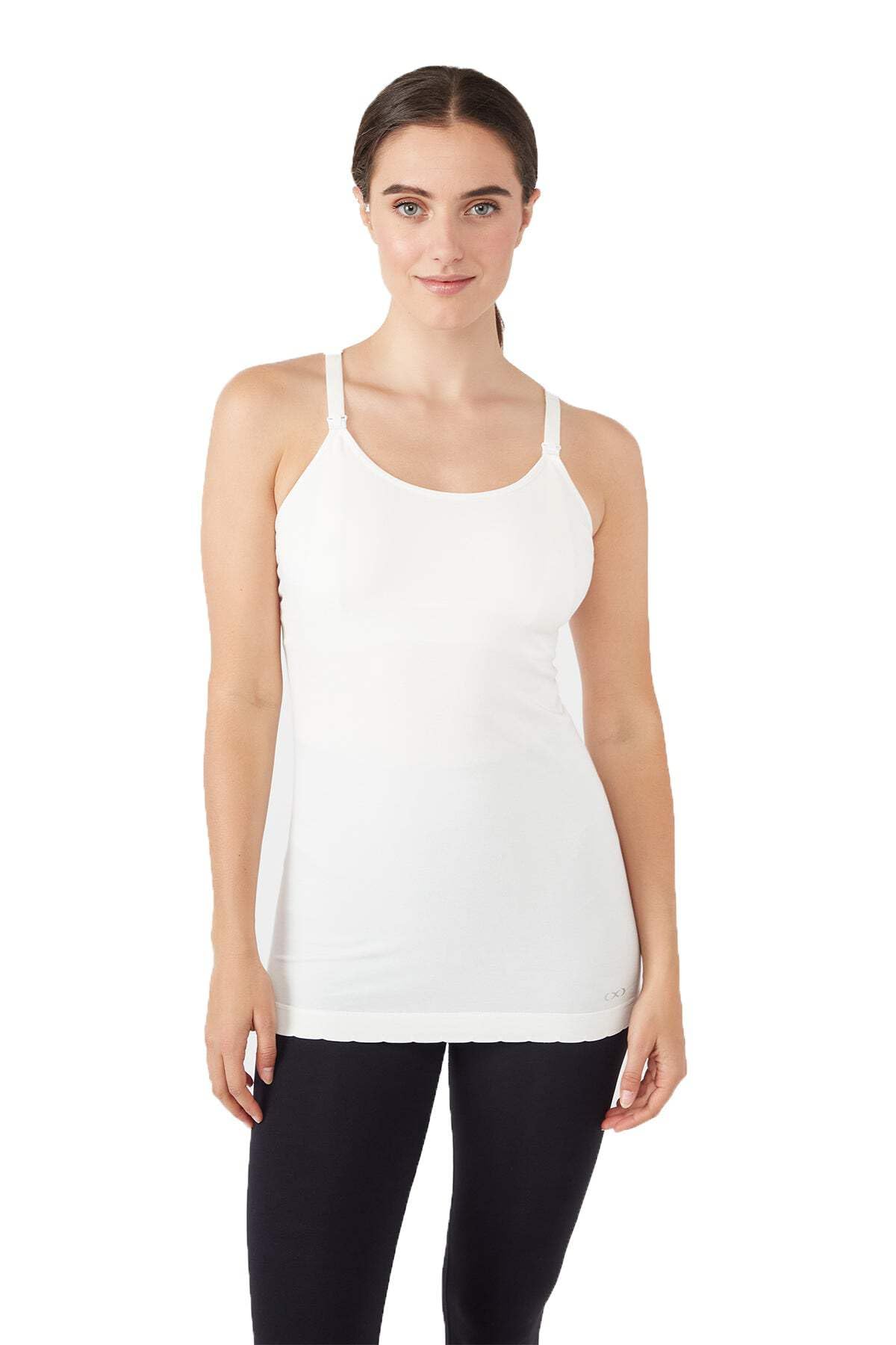 Nursing & Maternity Yoga Tank Top by Hannah | Comfortable & Supportive for Breastfeeding & Postpartum Workouts