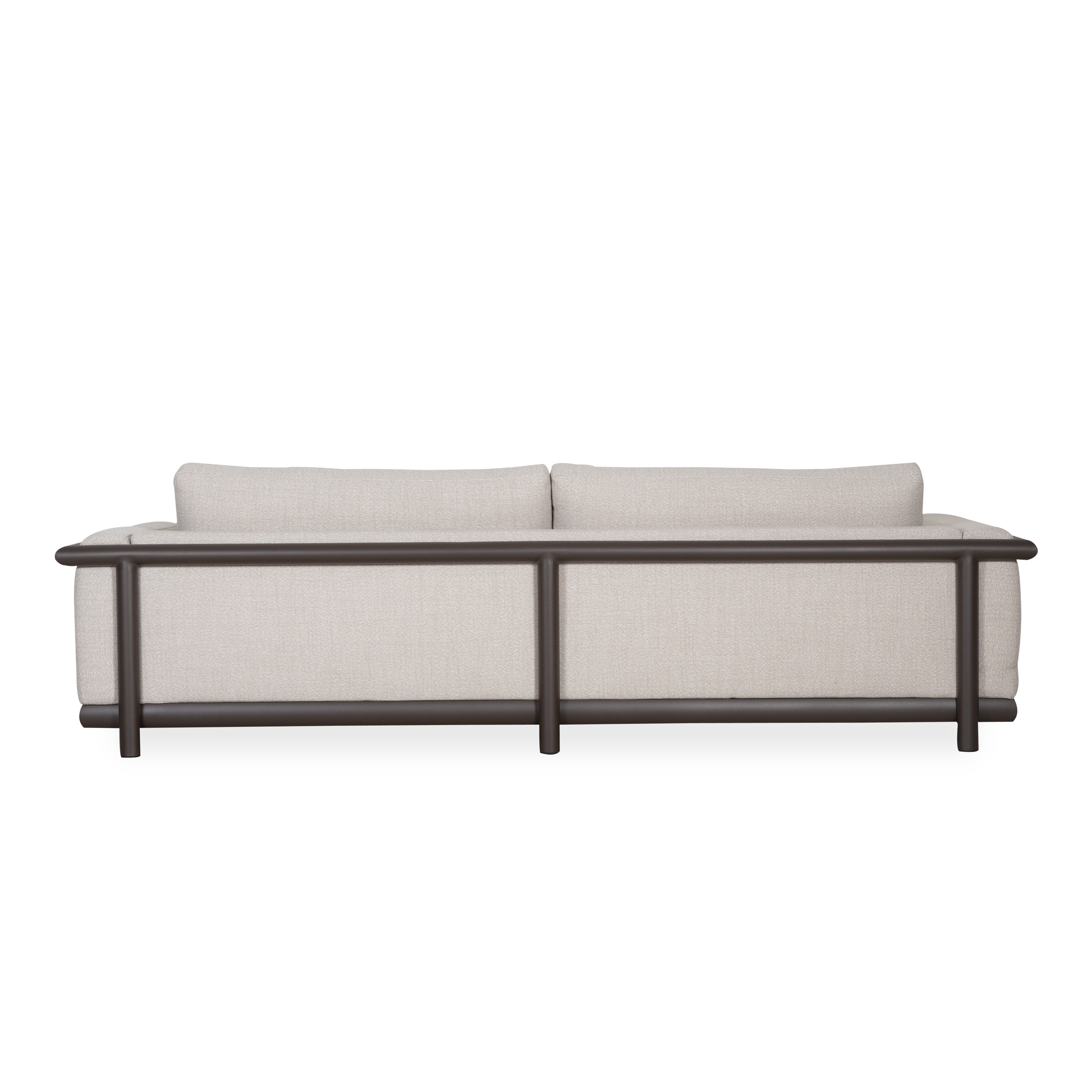 Moab Sofa - Modern 3-Seater Fabric Couch with Sturdy Wooden Legs - Perfect for Living Room, Lounge, or Office