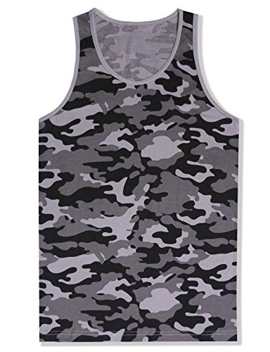 Contrast Trim Grey Camo