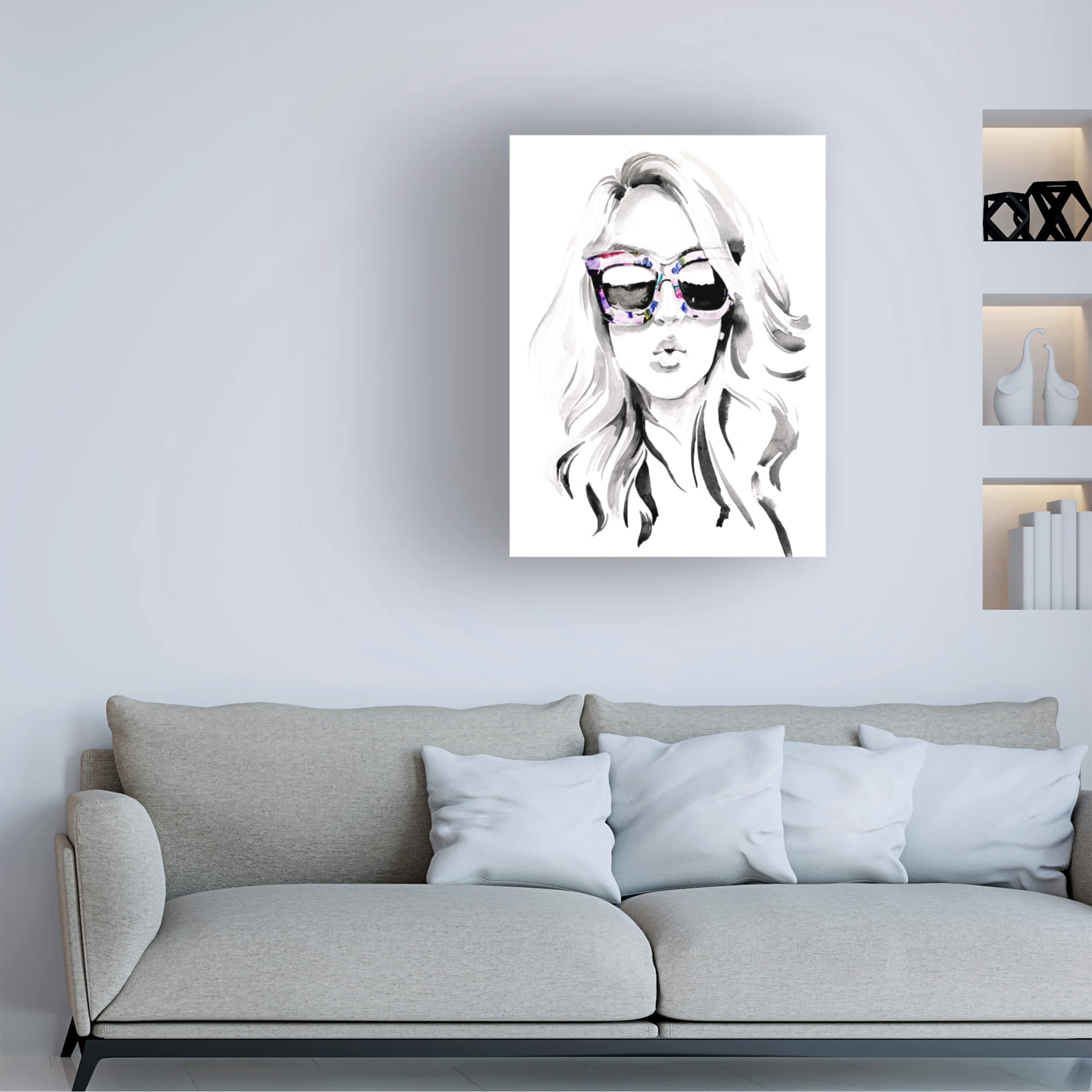 Jennifer Paxton Parker 'Look into the Sun Glasses I' Canvas Wall Art Print - Modern Home Decor for Living Room, Bedroom & Office - Trademark Fine Art Collection