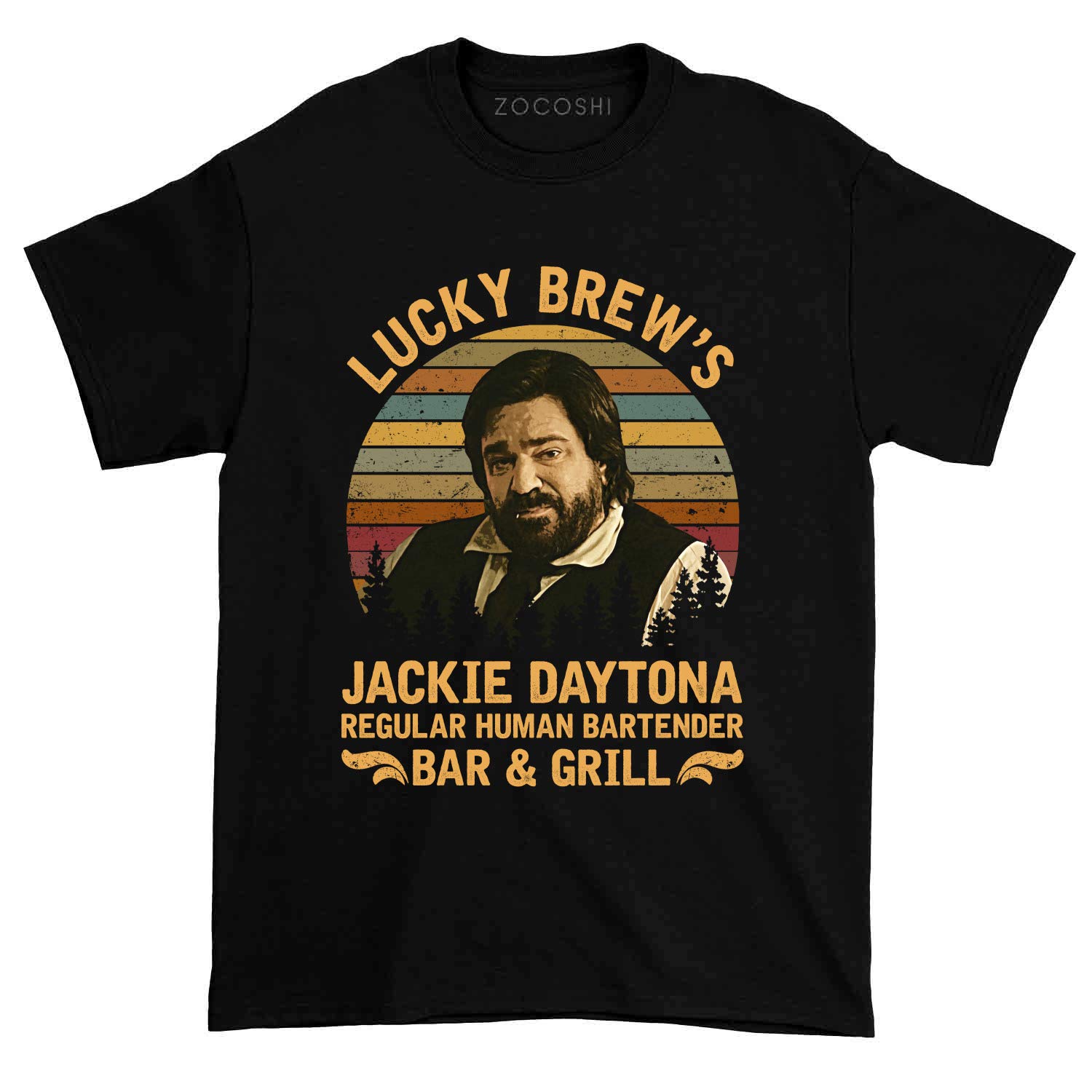 Jackie Daytona Regular Human Bartender T-Shirt - Inspired by What We Do in the Shadows | Funny Vampire TV Show Merch | Perfect for Halloween, Cosplay & Fan Gifts