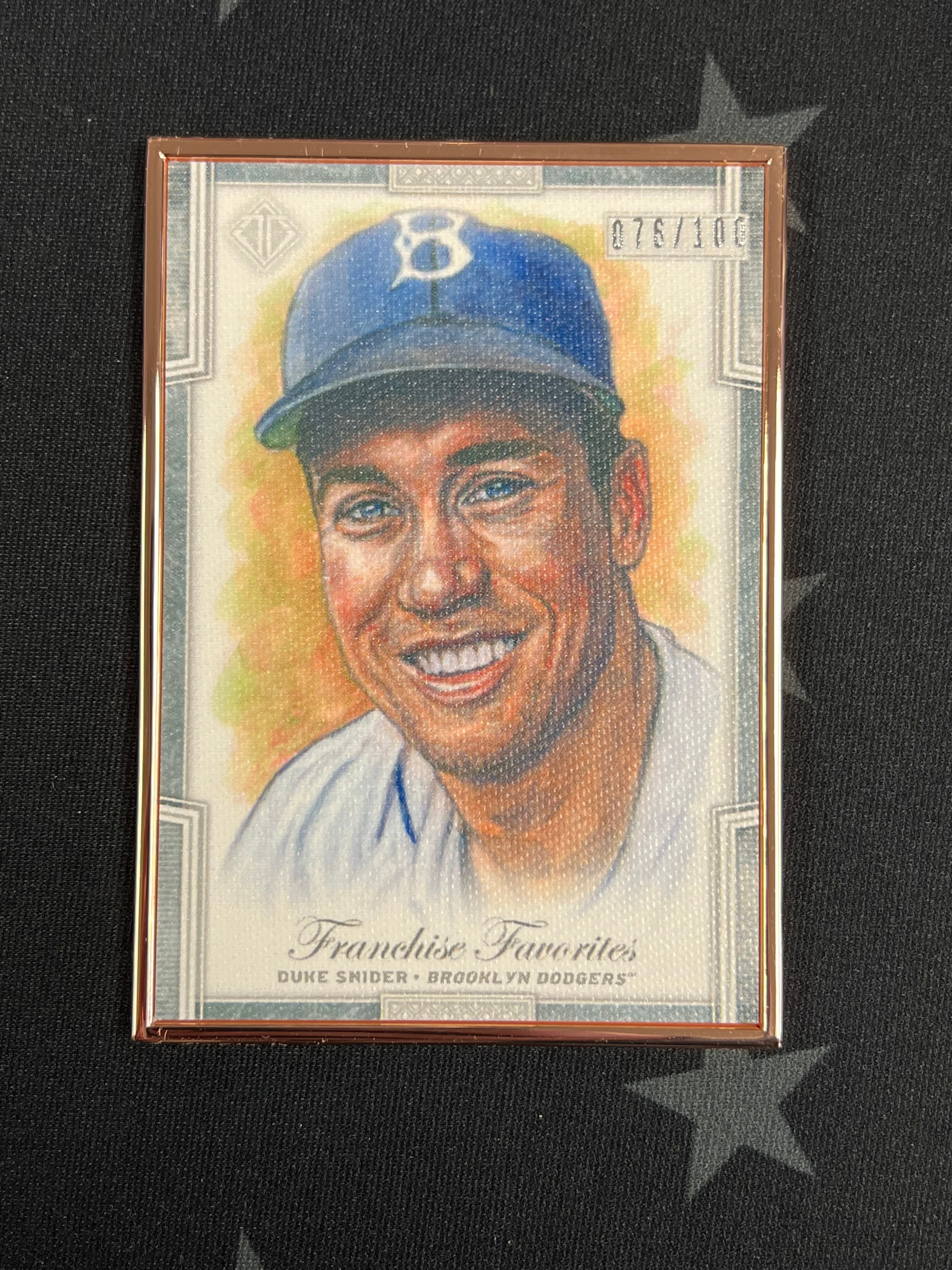 2019 Topps Transcendent Duke Snider #FFR DSN Franchise Favorites 76/100 - Rare Baseball Trading Card for Collectors & Fans - Perfect for Display, Investment & Memorabilia Collections