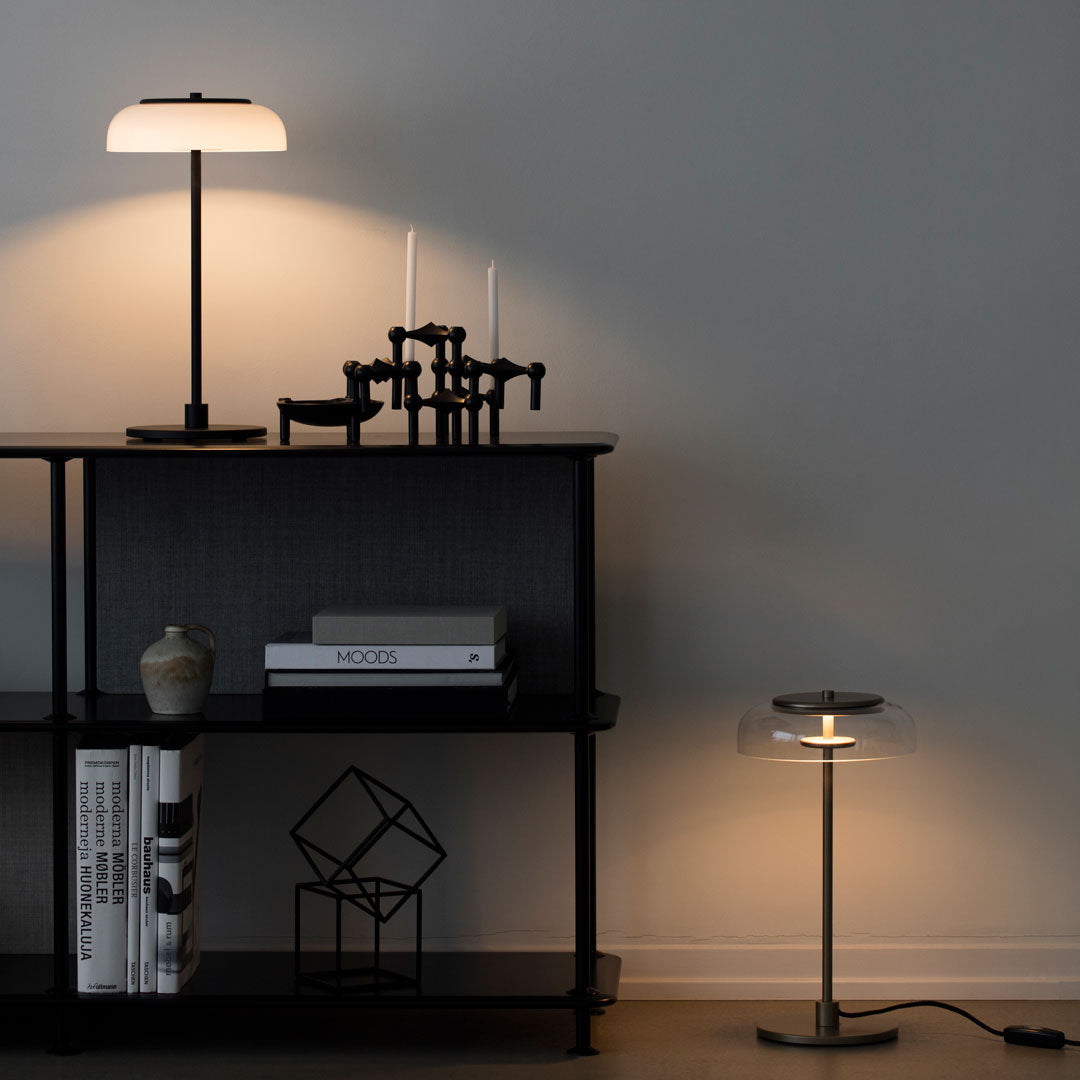 Blossi Modern Table Lamp - Stylish LED Nightstand Light for Bedroom, Living Room, Office - Warm White & Dimmable Lighting for Home Decor & Reading
