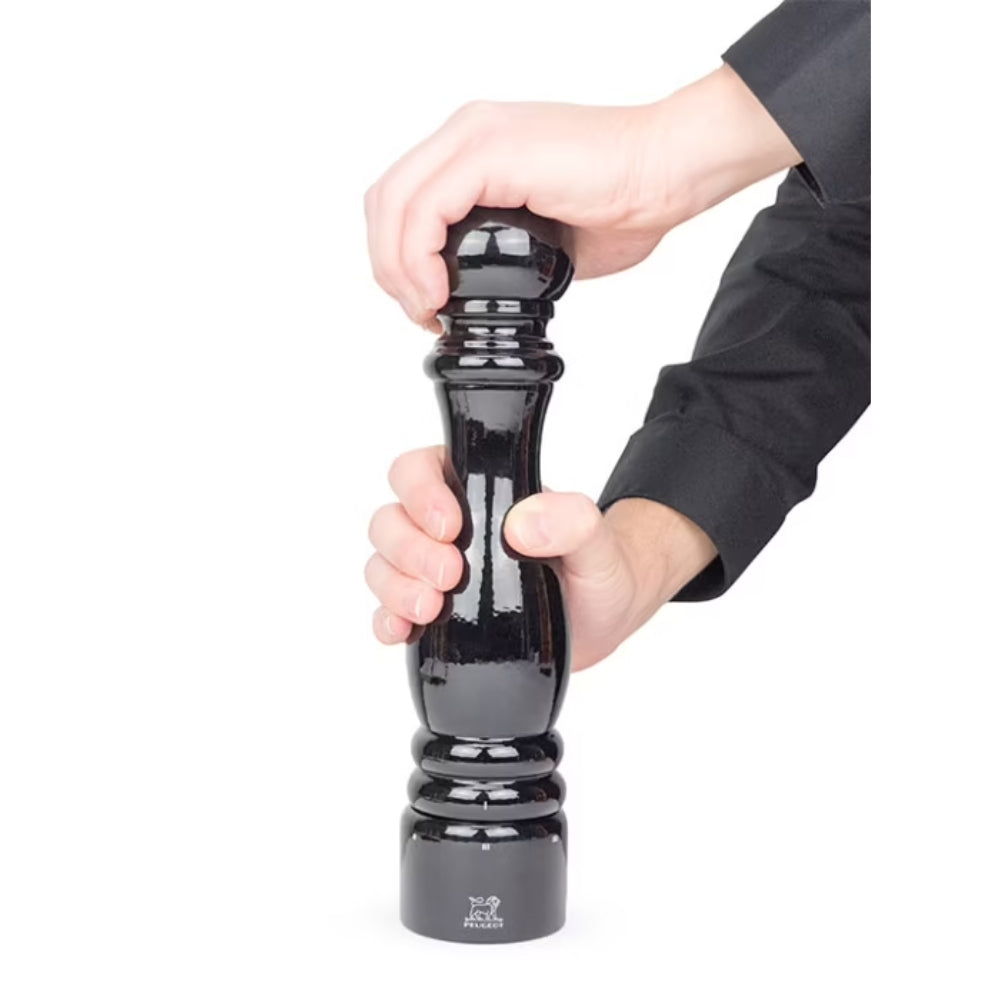 Premium Peugeot Paris u'Select 12-Inch Pepper Mill - Adjustable Coarseness, Sleek Black Finish - Perfect for Gourmet Cooking & Fine Dining at Home