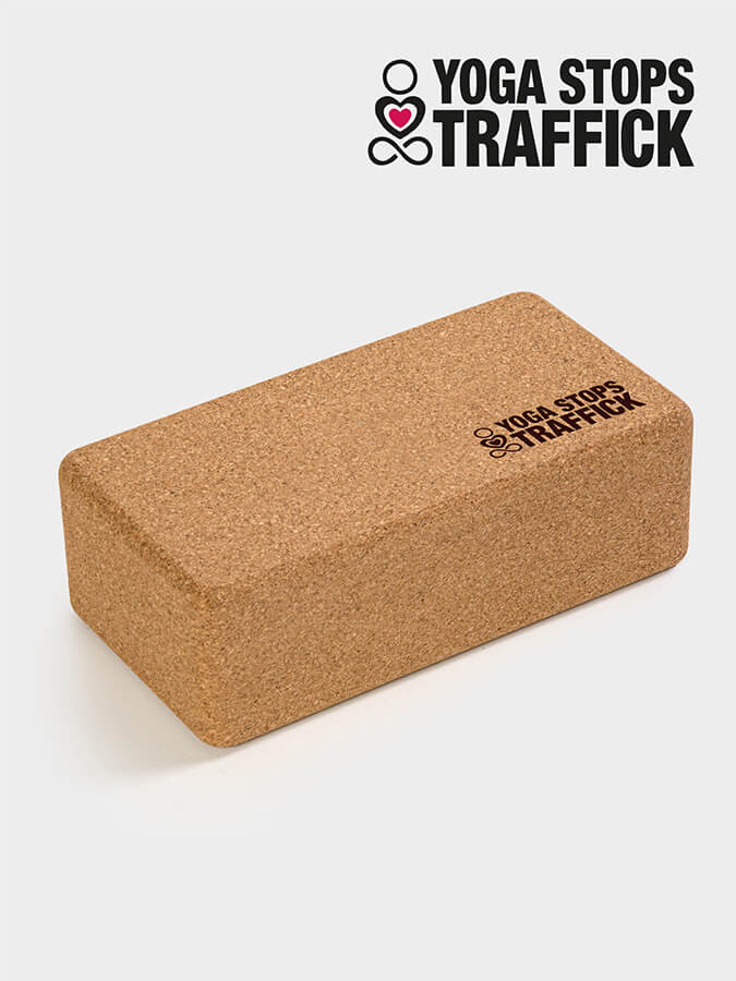 Premium Cork Yoga Block - Standard Size for Stability & Support - Ideal for Yoga, Pilates & Meditation - Eco-Friendly & Non-Slip Yoga Brick for Home & Studio Workouts