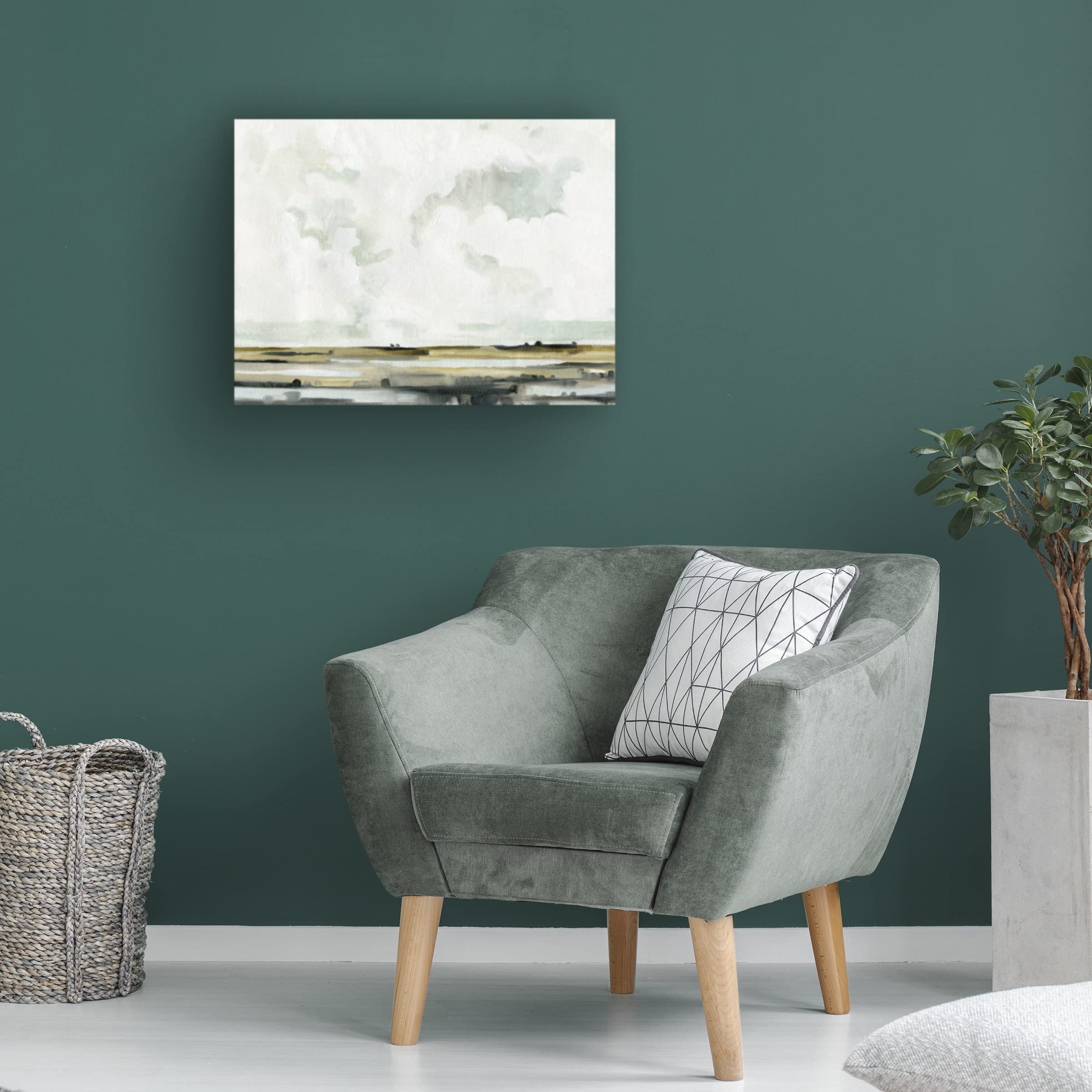 Emma Caroline 'Quiet Moors I' Canvas Wall Art Print - Landscape Nature Painting for Living Room, Bedroom & Office Decor | Trademark Fine Art Collection