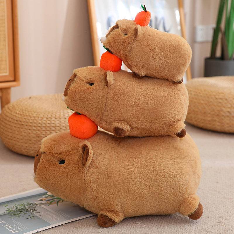 Adorable Kawaii Capybara Plush Toy - Soft & Huggable Stuffed Animal for Kids & Adults | Perfect for Cuddling, Gifts, and Home Decor