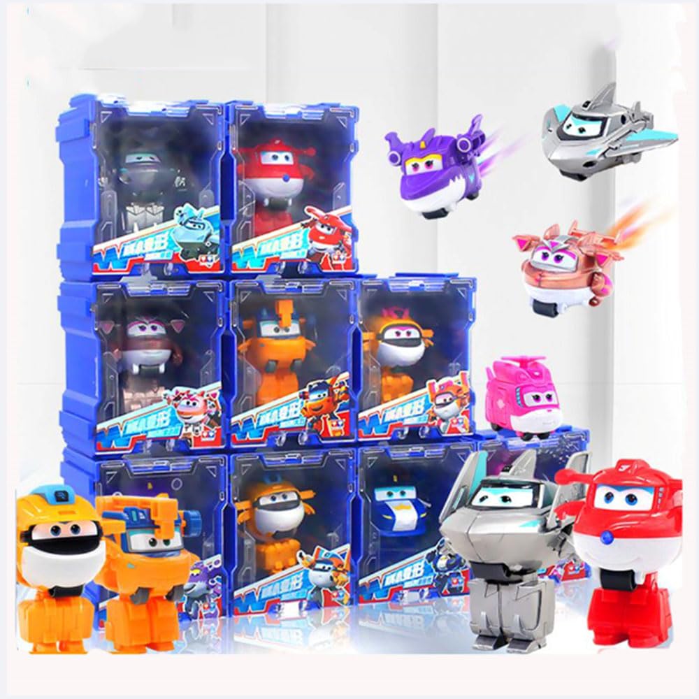Super Wings Tichy Deformation Robot Toy - Airplane Transforming Vehicle for Kids Playtime