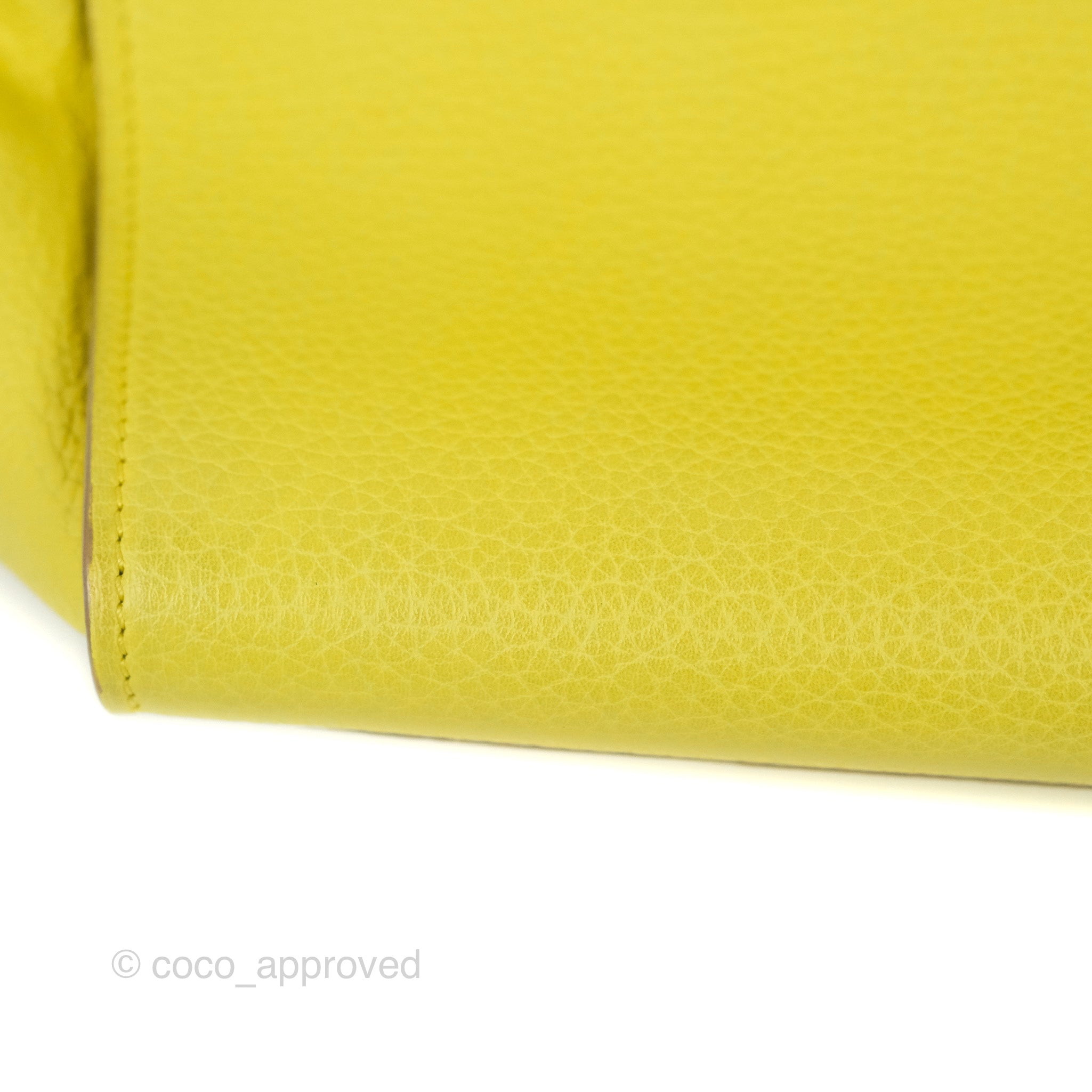 Celine Small Tie Knot Bag in Yellow Grained Leather - Elegant Crossbody Purse for Women | Perfect for Date Night, Parties & Special Occasions
