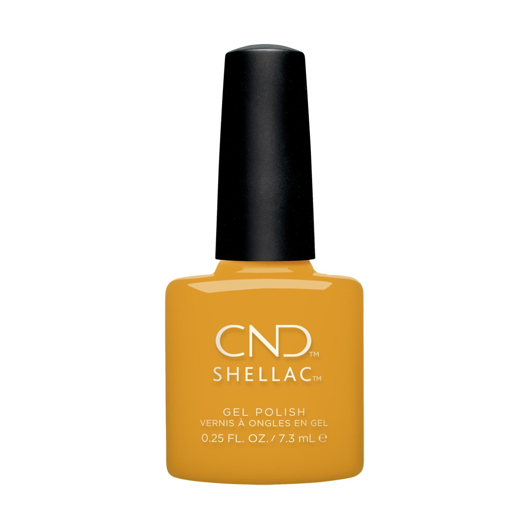 CND Shellac Nail Polish - Among the Marigolds 0.25 fl oz - Long Lasting Gel Polish for Manicures & Pedicures | Perfect for Salon & Home Nail Care