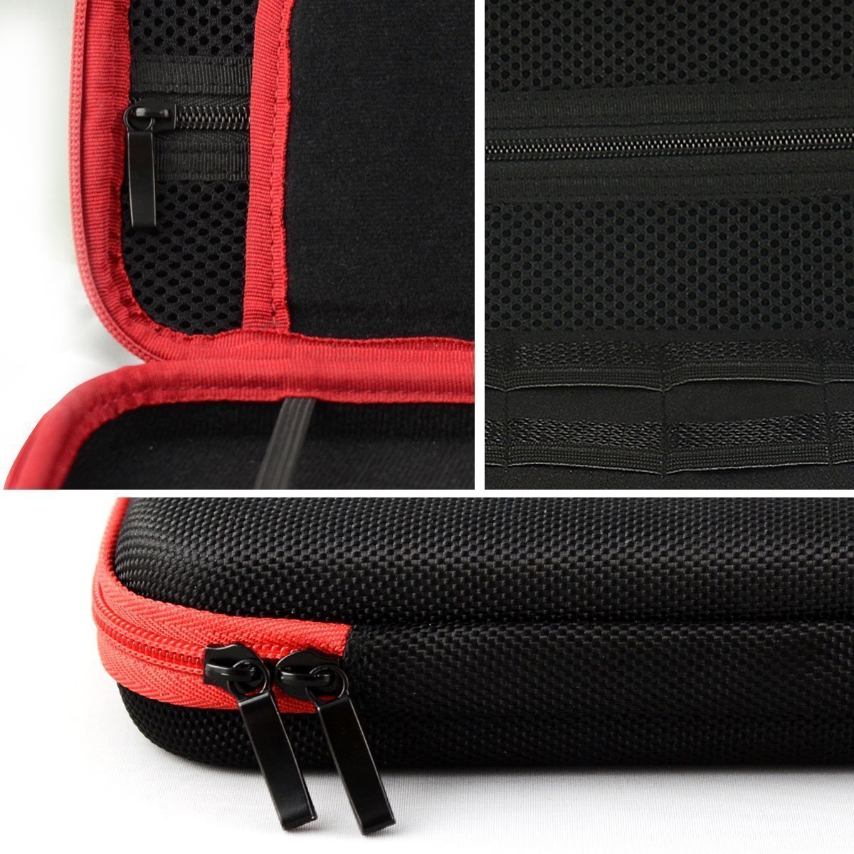 Premium Slim Travel Carry Case for Nintendo Switch & OLED Model - Durable Black Protective Cover for Gaming On The Go, Travel, and Storage
