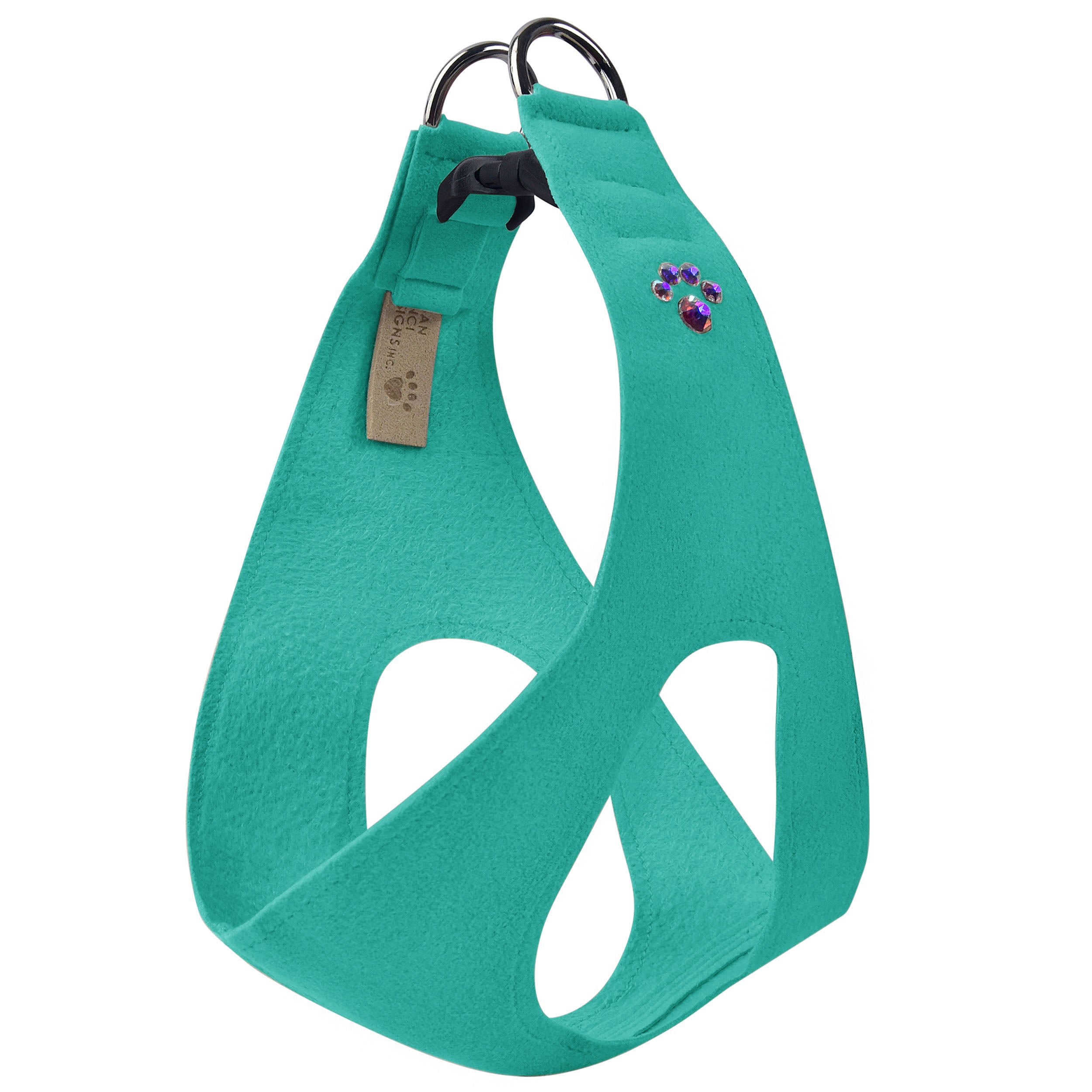 Crystal Paws Step-In Dog Harness with Adjustable Straps - Soft Pastel Colors for Small to Medium Dogs - Perfect for Walking, Training & Outdoor Adventures