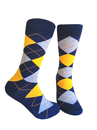 Navy/Gold Yellow/Light Heather Gray
