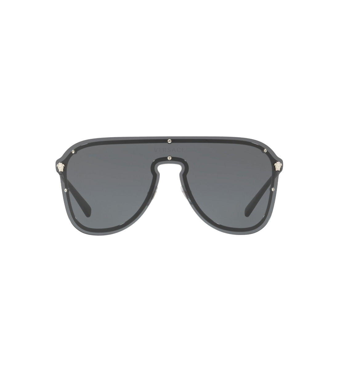 Versace Silver Sunglasses for Women & Men - Luxury Designer Shades for Fashion, Beach & Outdoor Activities