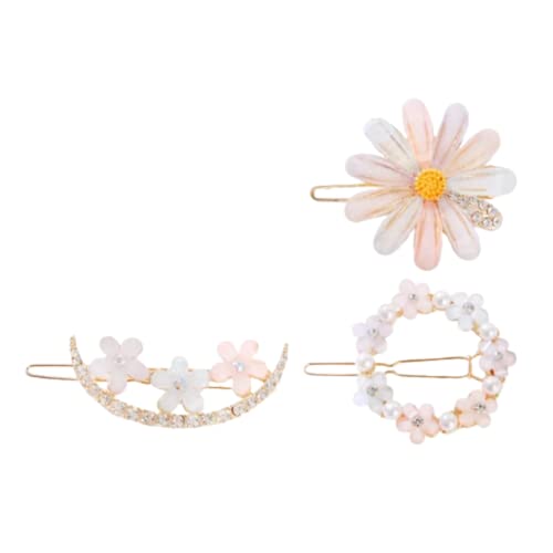 Flower Design 3set Hair Clips
