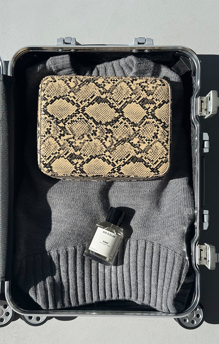 THE CANNES SNAKE JEWELLERY CASE - Elegant Jewelry Storage Box for Necklaces, Rings & Bracelets - Perfect for Travel, Home Organization & Gift Giving