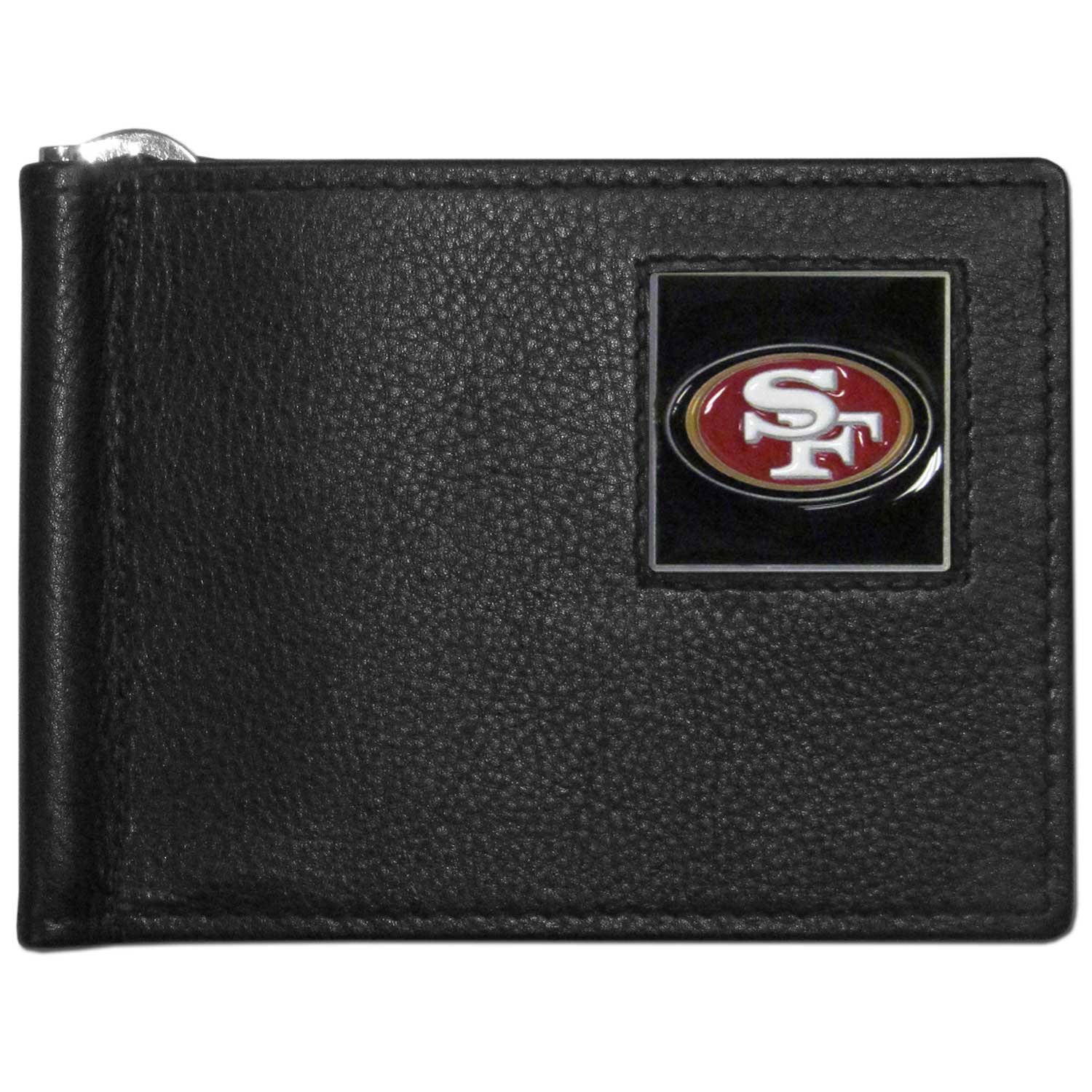 Siskiyou Sports Genuine Leather NFL Bill Clip Wallet - Perfect for Football Games, Tailgating & Everyday Use