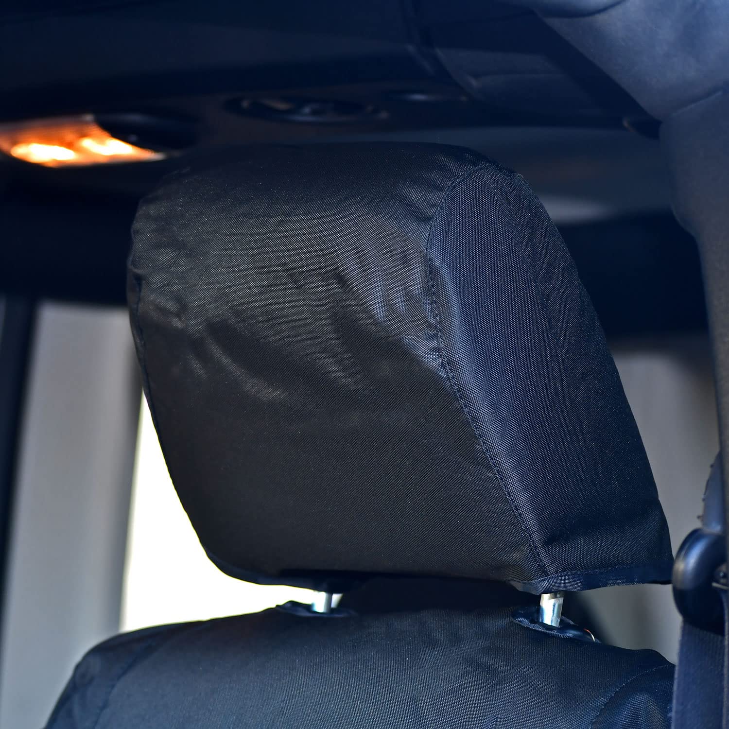 Custom Fit Waterproof Seat Covers for Jeep Wrangler JK (2007-2018) - Front Pair - Black Neoprene Protection | Perfect for Off-Roading, Camping & Daily Driving