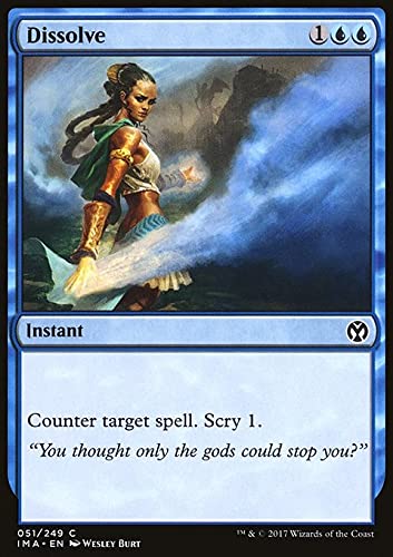 MTG Magic: The Gathering - Dissolve (51) Iconic Masters IMA Card | Counter Target Spell | Blue Instant for Commander, Modern & Legacy Decks