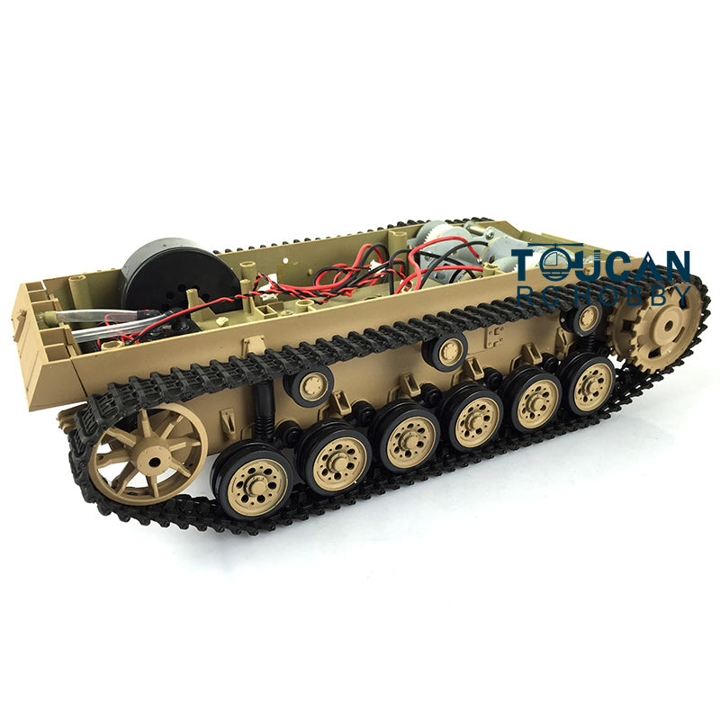Henglong 1/16 Scale German Panzer III H RC Tank Model Kit with 3849 Chassis, Tracks, Decals & Spare Parts - Perfect for Military Enthusiasts, RC Hobbyists & WWII Historical Collectors
