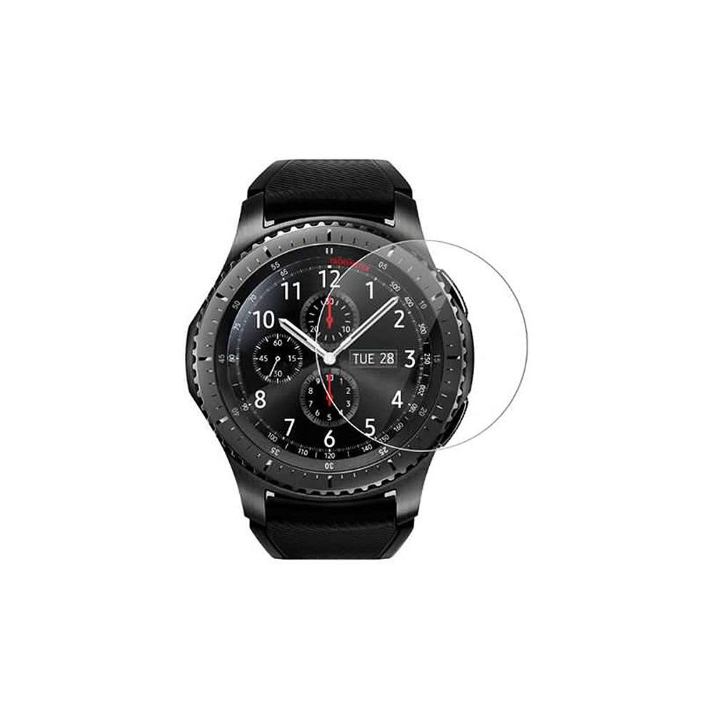 Premium ZRL 9H Hardness 2.5D Tempered Glass Screen Protector for Samsung Gear S3 Smartwatch - Anti-Scratch, Bubble-Free Protection for Workouts, Outdoor Activities & Daily Use