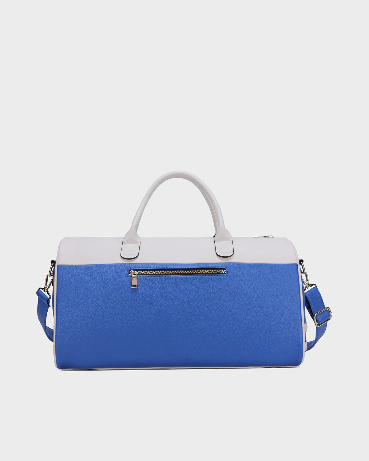 Premium Blue Weekender Duffle Bag for Travel & Gym - Water-Resistant Carry-On Luggage with Spacious Compartments | Perfect for Weekend Getaways, Business Trips & Sports Gear Storage