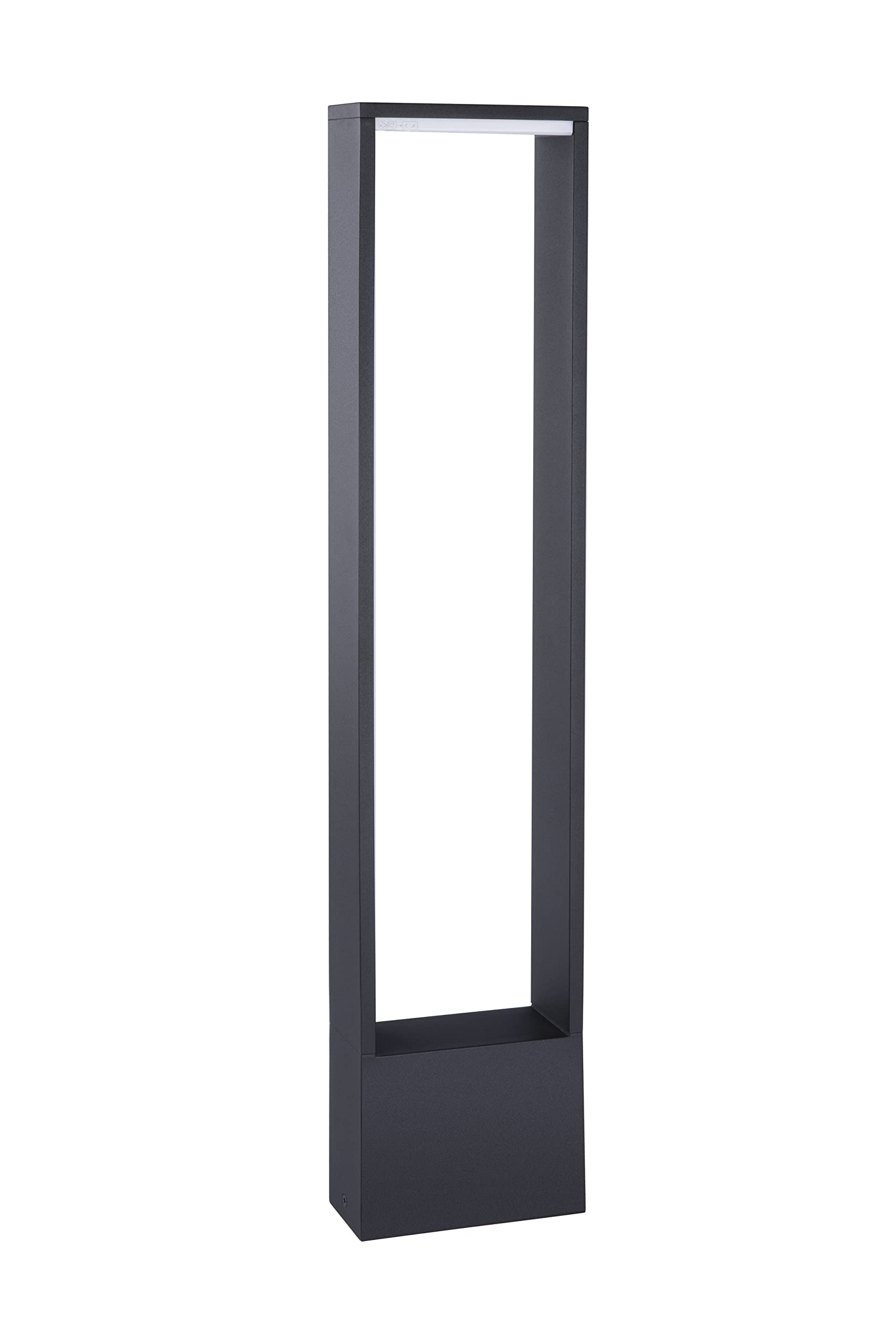 Modern European Design Outdoor LED Pathway Lights - 10W 700Lm IP54 Waterproof Black Aluminum Garden Lighting for Walkway, Patio, Lawn - Perfect for Landscape Decoration & Nighttime Safety