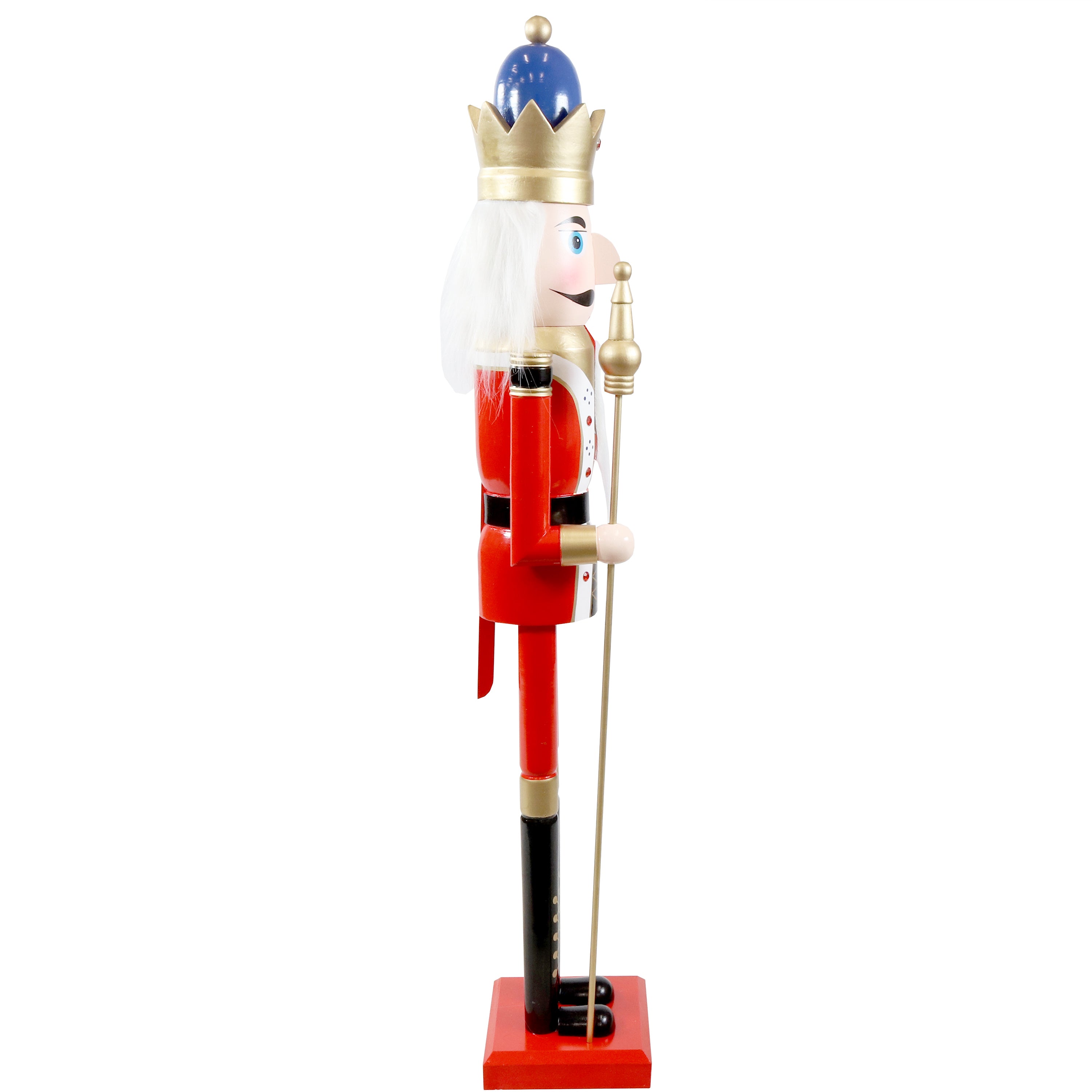 Sunnydaze Balthazar the Protector Indoor Nutcracker Statue - 48