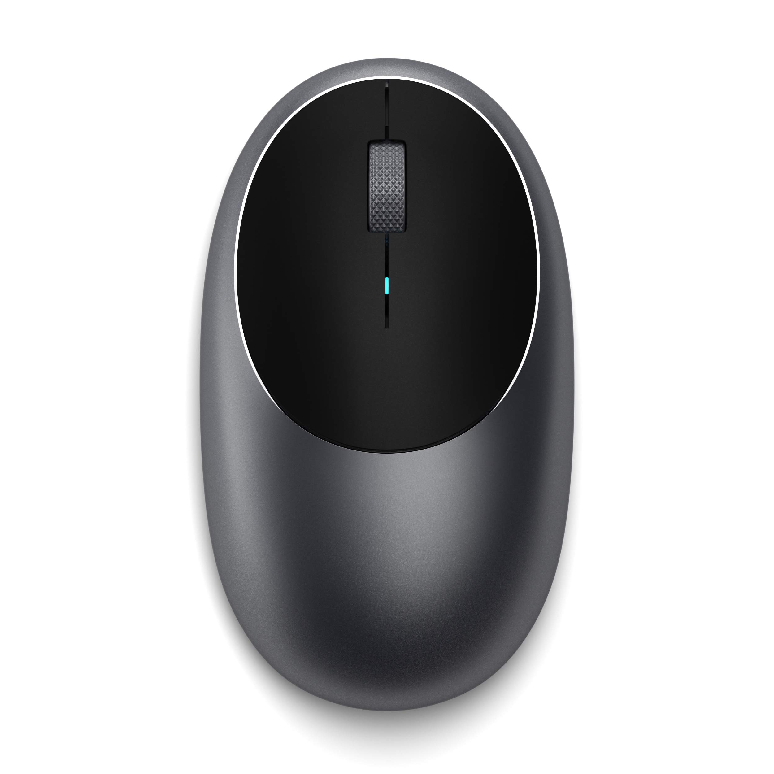 Satechi Wireless Bluetooth Mouse for MacBook Pro M1/M2 - Rechargeable USB-C Mouse Compatible with MacBook Air, iMac, Mac Mini, iPad Pro & More - Ergonomic Design for Office & Home Use - Space Gray