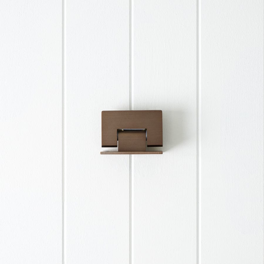 Antique Brass Shower Hinge for Glass to Wall Installation - Perfect for Bathroom Renovation and Modern Shower Enclosures