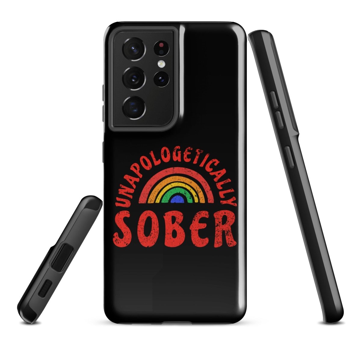 Rainbow Samsung Phone Case - Shatterproof & Stylish Protective Cover for Galaxy S21/S20/Note 20 - Vibrant LGBTQ+ Pride Design - Perfect for Everyday Use, Parties & Pride Events