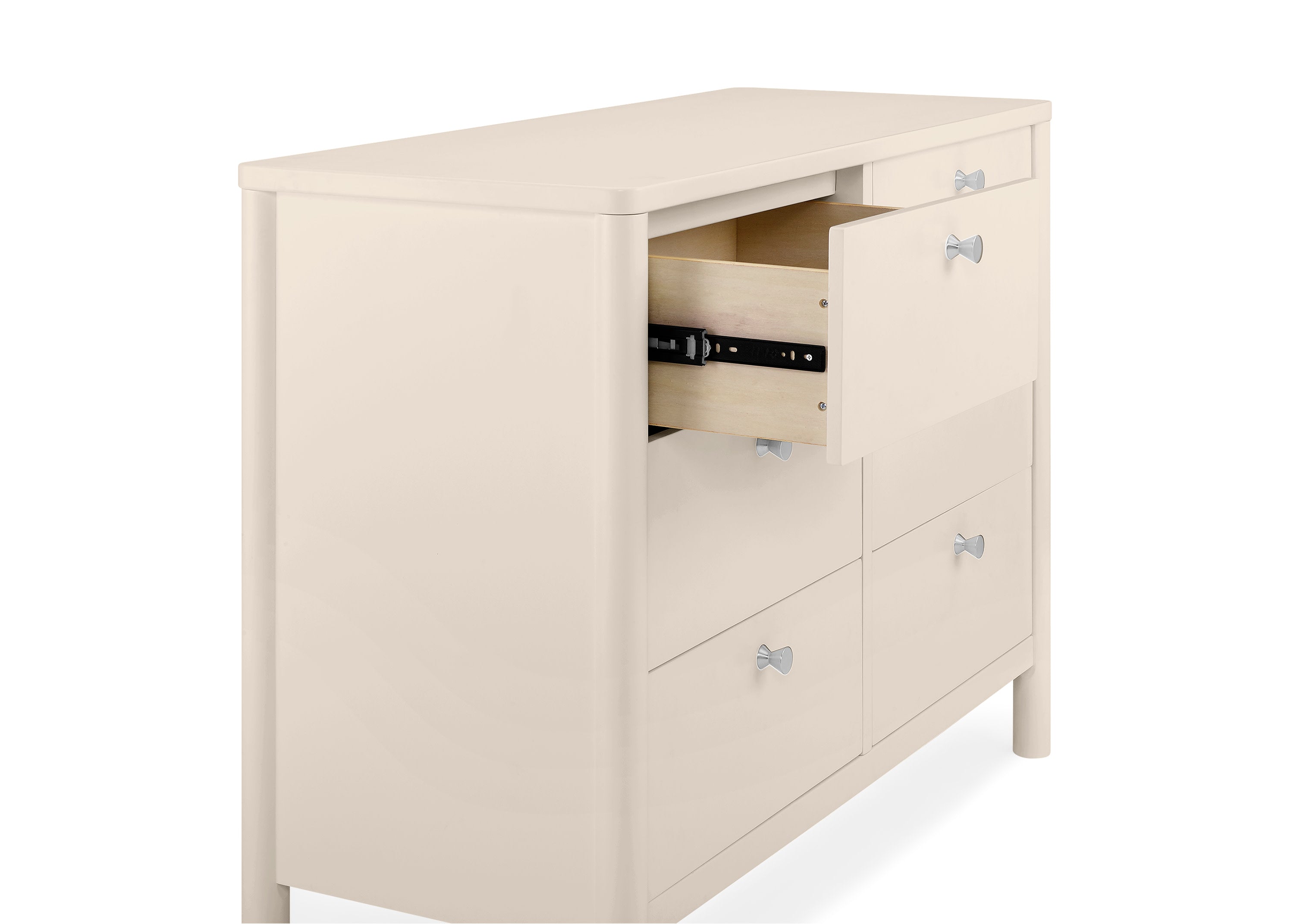 Brooks 6 Drawer Dresser with Interlocking Drawers - Sturdy Wooden Bedroom Furniture for Clothes Storage | Perfect for Master Bedroom, Guest Room & Nursery Organization