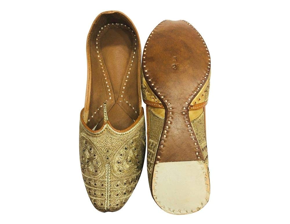 Men's Copper Jutti Shoes - Traditional Indian Mojari Khussa for Sherwani & Bridal Wear | Handcrafted Leather Wedding Footwear for Grooms & Special Occasions
